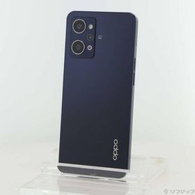〔中古〕ワイモバイル OPPO Reno7 A 128GB スターリーブラック A201OP Y!mobile SIMフリー〔352-ud〕