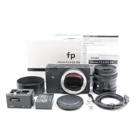 ■極上品■ SIGMA fp ＆ 45mm F2.8 DG DN kit ブラック フルサイズミラーレス一眼カメラ 937317 シグマ