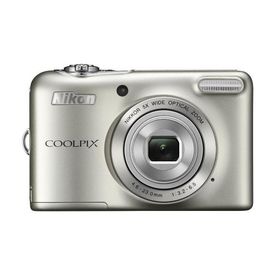 Nikon デジタルカメラ COOLPIX L32 シルバー 光学5倍ズーム 2005万画素 乾電池タイプ L32SL