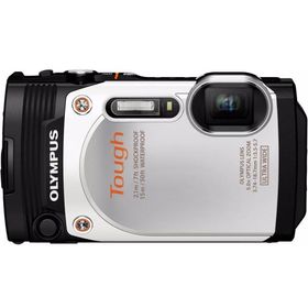 OLYMPUS デジタルカメラ STYLUS TG-860 Tough ホワイト 防水性能15ｍ 可動式液晶モニター TG-860 WHT