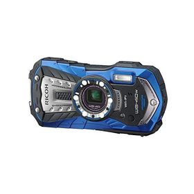 RICOH 防水デジタルカメラ RICOH WG-40W ブルー 防水14m耐ショック1.6m耐寒-10度 RICOH WG-40W BL 04693