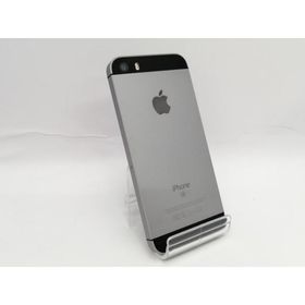 【中古】Apple au 【SIMロック解除済み】 iPhone SE （第1世代） 16GB スペースグレイ MLLN2J/A【川越クレアモール】保証期間１ヶ月【ランクC】