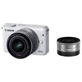 Canon ミラーレス一眼カメラ EOS M10 ダブルレンズキット(ホワイト) EF-M15-45mm F3.5-6.3 IS STM EF-M22