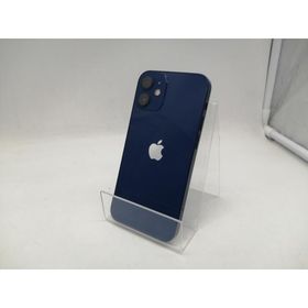 【中古】Apple au 【SIMロック解除済み】 iPhone 12 mini 128GB ブルー MGDP3J/A【町田】保証期間１週間【ランクC】