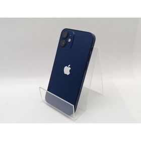 【中古】Apple SoftBank 【SIMロックあり】 iPhone 12 mini 128GB ブルー MGDP3J/A【津田沼】保証期間１ヶ月【ランクC】