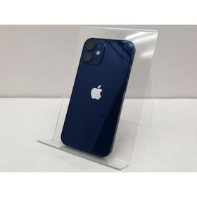 【中古】Apple docomo 【SIMロック解除済み】 iPhone 12 mini 128GB ブルー MGDP3J/A【仙台イービーンズ】保証期間１週間【ランクC】