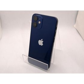 【中古】Apple docomo 【SIMロック解除済み】 iPhone 12 mini 128GB ブルー MGDP3J/A【三宮駅前】保証期間１週間【ランクC】
