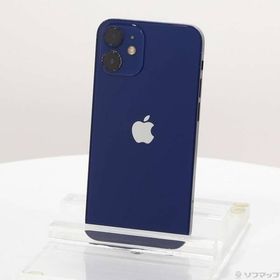 〔中古〕Apple(アップル) iPhone12 mini 128GB ブルー MGDP3J／A SIMフリー〔196-ud〕
