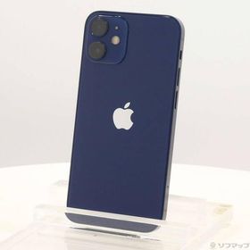 〔中古〕Apple(アップル) iPhone12 mini 128GB ブルー MGDP3J／A SIMフリー〔198-ud〕
