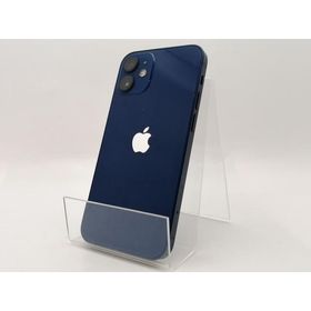【中古】Apple au 【SIMロック解除済み】 iPhone 12 mini 128GB ブルー MGDP3J/A【津田沼】保証期間１ヶ月【ランクC】