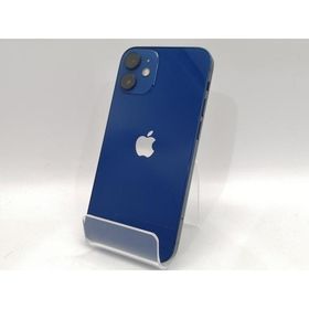 【中古】Apple docomo 【SIMロック解除済み】 iPhone 12 mini 128GB ブルー MGDP3J/A【高崎モントレー】保証期間１ヶ月【ランクC】