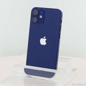 〔中古〕Apple(アップル) iPhone12 mini 128GB ブルー MGDP3J／A SIMフリー〔258-ud〕