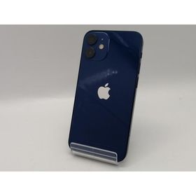 【中古】Apple SoftBank 【SIMロック解除済み】 iPhone 12 mini 128GB ブルー MGDP3J/A【大須アメ横】保証期間１ヶ月【ランクC】