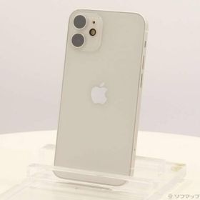 〔中古〕Apple(アップル) iPhone12 mini 128GB ホワイト MGDM3J／A SIMフリー〔198-ud〕