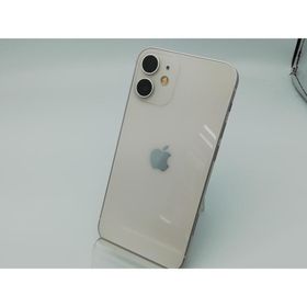 【中古】Apple 国内版 【SIMフリー】 iPhone 12 mini 128GB ホワイト MGDM3J/A【スマーク伊勢崎】保証期間１ヶ月【ランクC】