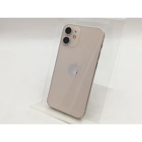 【中古】Apple SoftBank 【SIMロック解除済み】 iPhone 12 mini 128GB ホワイト MGDM3J/A【広島】保証期間１ヶ月【ランクC】