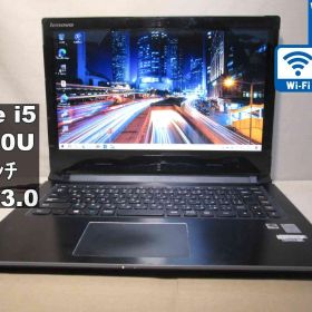 Lenovo IdeaPad Flex 14【Core i5 4200U】 【Windows10 Home】MS 365 Office Web／充電可／Wi-Fi／USB3.0／HDMI／保証付 [96864]
