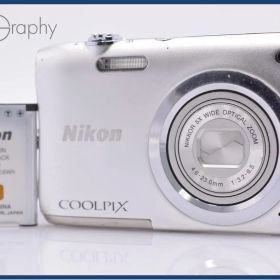 【動作保証】 ニコン Nikon COOLPIX A100 5x バッテリー付属 同梱無料 #am6673