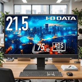 液晶ディスプレイ モニター ゲーミング モニター アイオーデータ DI-A221DB ワイド液晶ディスプレイ 21.5型/ 1920×1080/ アナログRGB、HDMI/ ブラック/ スピ…
