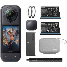Insta360 アクションカメラ Insta360 X5 エッセンシャルキット【CINSAAHA-X504】ブラック