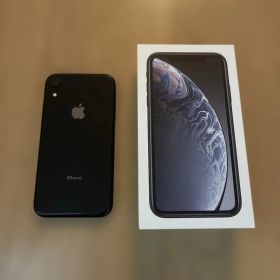 iPhone XR64GB ブラック SIMロック解除済み 箱有
