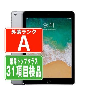 iPad 第5世代 32GB Wi-Fi+Cellular SIMフリー スペースグレイ 2017年 中古 タブレット iPad5 本体 美品 7日間返品OK ipd5mtm1293