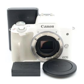 Canon EOS Kiss M ボディ ミラーレス ホワイト 動作確認済 キヤノン #S030020