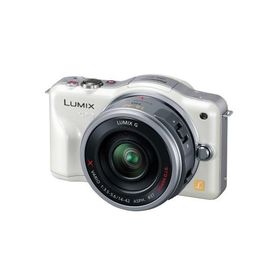 Panasonic ミラーレス一眼カメラ LUMIX GF3 電動ズームキット シェルホワイト DMC-GF3X-W