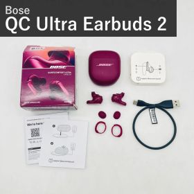 Bose ボーズ QuietComfort Ultra Earbuds 第2世代 ワイヤレスイヤホン ノイズキャンセリング Bluetooth 型番896637-0030 ディーププラム IPX4 イマーシブオーディオ 最長6時間再生 国内正規品