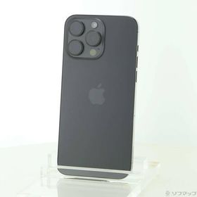 〔中古〕Apple(アップル) iPhone15 Pro Max 256GB ブラックチタニウム MU6P3J／A SIMフリー〔371-ud〕