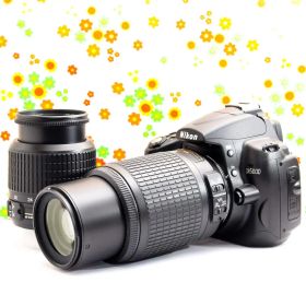 ニコン Nikon D5000☆ダブルレンズセット☆スマホに転送！☆初心者の方に