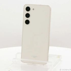 ソフマップ 〔中古品〕 Galaxy S23 256GB クリーム SCG19 au SIMフリー【258】