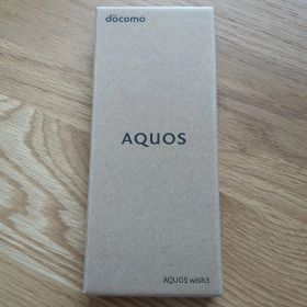 docomo AQUOS wish3 SH-53D ホワイト 本体