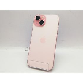 【中古】【赤ロム保証あり】Apple au 【SIMフリー】 iPhone 15 128GB ピンク MTMJ3J/A【立川フロム中武】保証期間１ヶ月【ランクB】
