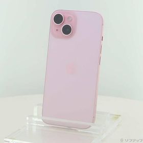 〔中古〕Apple(アップル) iPhone15 128GB ピンク MTMJ3J／A SIMフリー〔352-ud〕