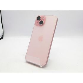 【中古】Apple docomo 【SIMフリー】 iPhone 15 128GB ピンク MTMJ3J/A【立川フロム中武】保証期間１ヶ月【ランクB】