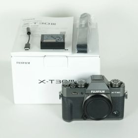 [良品 | シャッター数2,230回] FUJIFILM X-T30 III [ボディ チャコールシルバー] | FUJIFILM Xマウント