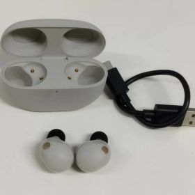 【美品】SONY WF-1000XM5/YY2963/ワイヤレスイヤホン/プラチナシルバー (2)