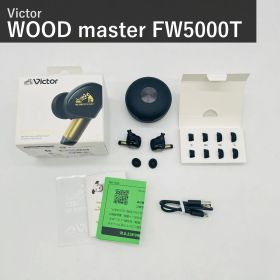 JVCケンウッド Victor ビクター WOOD master ウッドマスター HA-FW5000T-B ワイヤレスイヤホン Bluetooth Ver.6.0 ノイズキャンセリング ハイレゾ マルチポイント マイク付き ピアノブラック 国内正規品