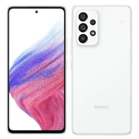 「新品未使用品」SIMフリー Galaxy A53 5G SCG15 オーサムホワイト AU版