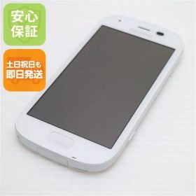新品同様 F-04J らくらくスマートフォン4 ホワイト 即日発送 スマホ DoCoMo 富士通 本体 白ロム 土日祝発送OK 04000