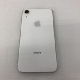 中古 【SIMロック解除済み】【SoftBank】 Apple iPhoneXR 64GB (ホワイト) MT032J/A 155353 状態： C:並品