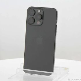 ソフマップ 〔中古品〕 iPhone15 Pro Max 256GB ブラックチタニウム MU6P3J／A SIMフリー【377】