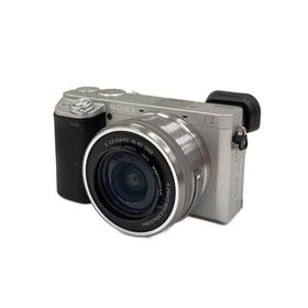 SONY◆デジタル一眼カメラ α6400 ILCE-6400Y ダブルズームレンズキット [シルバー]//