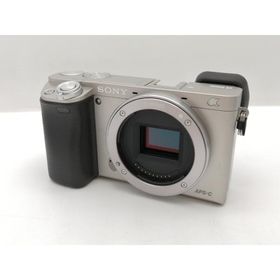 【中古】SONY α6000 ボディ ILCE-6000 シルバー【新宿2】保証期間１ヶ月【ランクB】