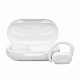 JBL SOUNDGEAR SENSE 完全ワイヤレスイヤホン/オープンイヤー/マルチポイント/IP54防水/Bluetooth5.3/耳を塞がない/音漏れ防止/ホワイト/JBLSNDGEARSNSWHT