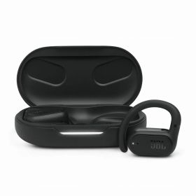 JBL SOUNDGEAR SENSE 完全ワイヤレスイヤホン/オープンイヤー/マルチポイント/IP54防水/Bluetooth5.3/耳を塞がない/音漏れ防止/ブラック/JBLSNDGEARSNSBLK