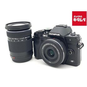 【中古】 【美品】 オリンパス OM-D E-M10 MarkIV EZダブルズームキット ブラック
