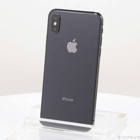 〔中古〕SoftBank iPhoneX 64GB スペースグレイ MQAX2J／A SoftBank〔198-ud〕