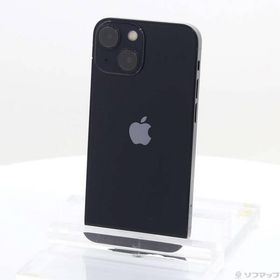 〔中古〕Apple(アップル) iPhone13 mini 128GB ミッドナイト MLJC3J／A SIMフリー〔348-ud〕